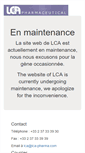 Mobile Screenshot of lca-pharma.com